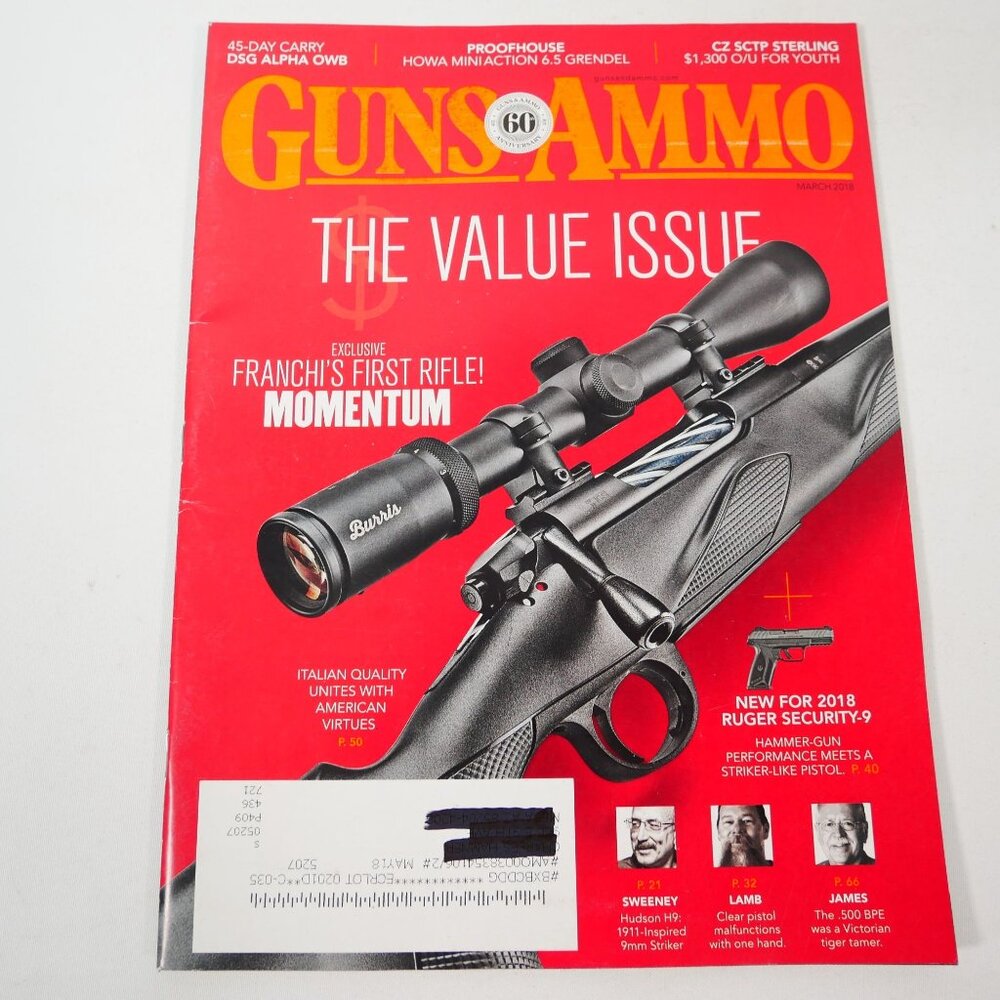 Lot Of 8 Guns & Ammo Magazines 2018 Issues Featuring Firearms & Accessories - Picture 4 of 16